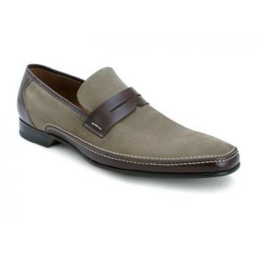 Mezlan Ruskin Brown/Olive Genuine Leather Shoes